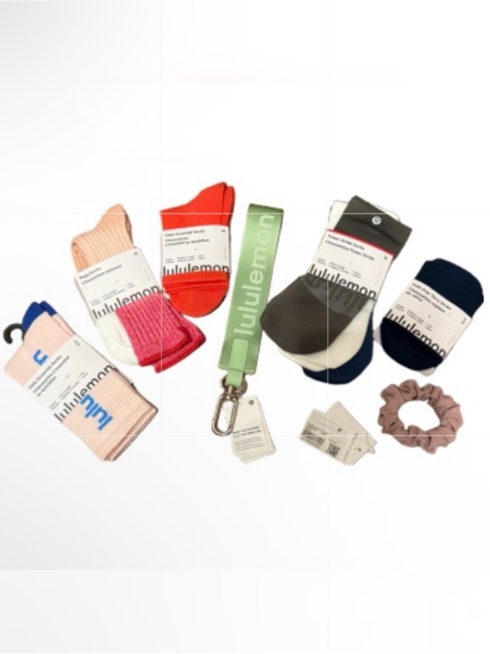 Lululemon Colorful Socks/Accessories BUNDLE